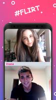 Video en vivo flirteo app de flirteo en línea Poster