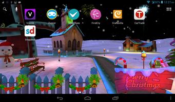 Christmas Live Wallpaper Free imagem de tela 1