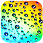 Colorful Raindrops Waterdrops icon