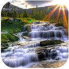 Waterfall Wallpaper Live 3D icône