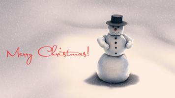 Happy snowman.Live wallpaper скриншот 2