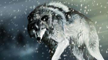 Wolves in nature. Wallpaper ảnh chụp màn hình 2