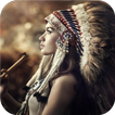 ”Native American Gir. Wallpaper