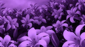 Purple flower. Live wallpaper capture d'écran 3