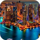Cities. Dubai UAE icône