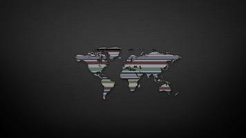 World map. Wallpapers 海報