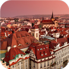 Roofs In Prague Live wallpaper icône