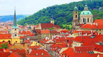 Roofs In Prague Live wallpaper скриншот 3