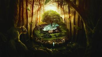 Green planet. Art wallpapers 截图 1