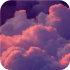 Pink clouds. Live wallpapers 圖標