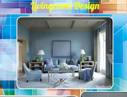 Living Room Design Affiche