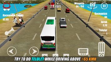 Telolet Bus Driving 3D imagem de tela 2