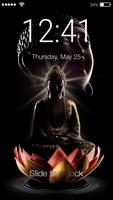 Buddha Meditate Lock Screen Affiche