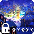 Magical Christmas  Village Screen Lock biểu tượng