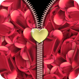 fake lock screen love zipper