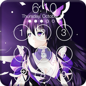 Anime Manga Girl HD Keypad Cool Lock Screen simgesi