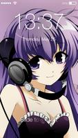 Anime Music HD Girls Lock Screen &  Security Affiche