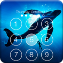 Blue Whale Ocean Predator Keypad Lockscreen APK