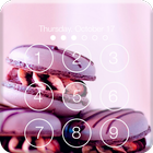 Cute Wallpaper Pastel Macarons Lock Screen icône