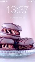 Cute Wallpaper Pastel Macarons Lock Screen poster