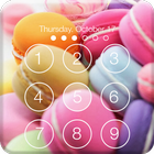 Cute Makaron Lock Screen & AppLock Security icône