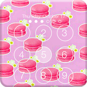 Colorful Sweet Macaron Lock Screen Pass Code icon
