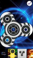 Fidget Spinner Neon Lock Screen Security Pass Code screenshot 2