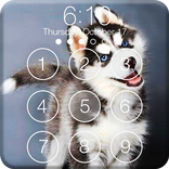 ”Siberian Husky Puppies Lock & AppLock Security