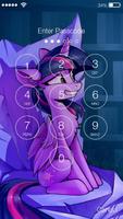 Unicorn Pony Lock Screen Passcode Security ảnh chụp màn hình 1