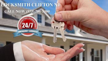 Locksmith Clifton NJ الملصق