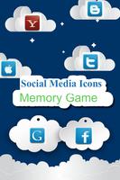 Social Media Logos Memory Game Affiche