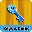 Keys & Coins For Subway Surfer