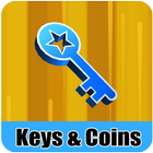 Keys & Coins For Subway Surfer icono