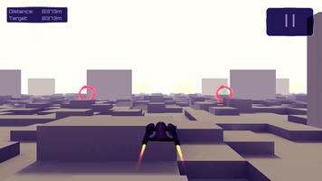 Futuristic Flying Space Simulator: Endless Racer X Ekran Görüntüsü 3