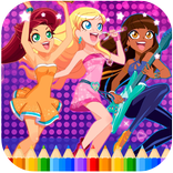 Loli Rock Coloring Game