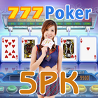 777 Poker Slot Machine 5PK icon