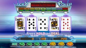 777 Poker Slot Machine 5PK syot layar 1