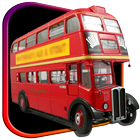 London Double Decker Bus Drive Zeichen