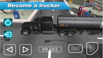 Long Distance Truck Driver 3D captura de pantalla 3