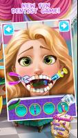 Long Hair Princess Dentist Salon Affiche