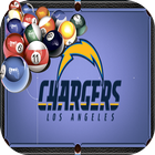 Billiards Los Angeles Chargers Theme ไอคอน