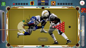 Billiards Los Angeles Chargers Theme โปสเตอร์