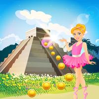 Gold Temple Ballerina Running Princess syot layar 2