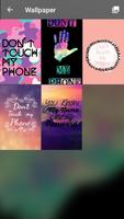 Don't Touch My Phone Security Lockscreen poster