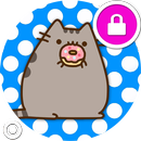 Pusheen Cat Polka Dot Wallpaper Lock APK