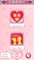 Poster Love Calculator - Couple Games