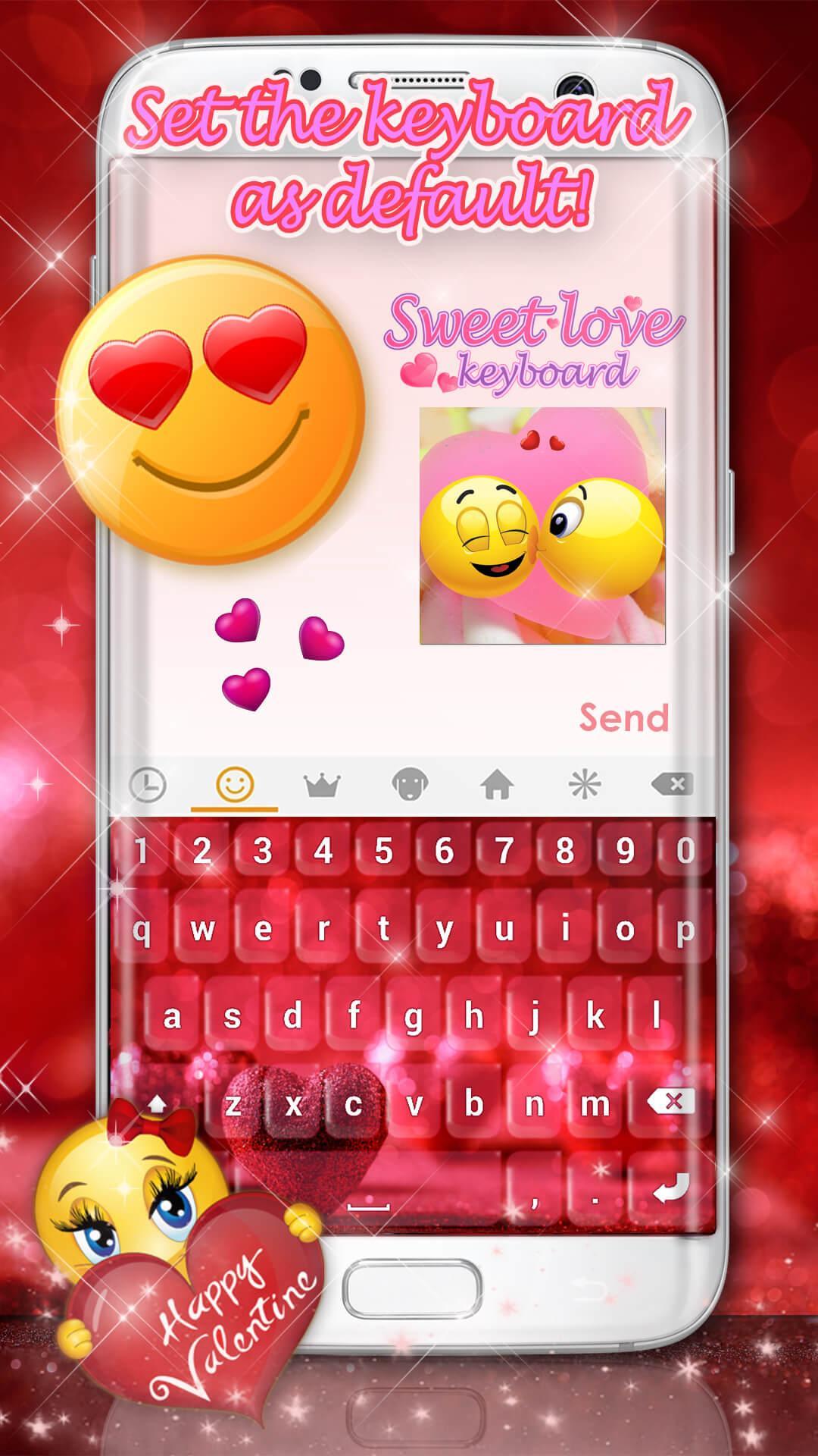 Android 用の 愛 キーボード キーボード 顔文字 Apk をダウンロード