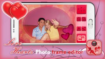 Love Hearts Photo Frame Editor capture d'écran 3