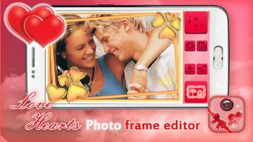 Love Hearts Photo Frame Editor capture d'écran 1