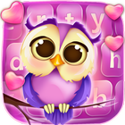 آیکون‌ Love Owl Keyboard Art